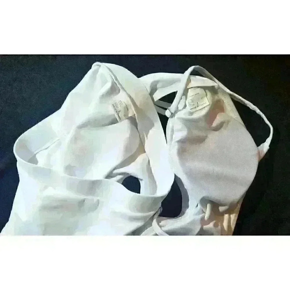 SHEIN Womans WHITE Bride Bikini Wedding set top High Cut Bottoms size XL 1x - Picture 6 of 6